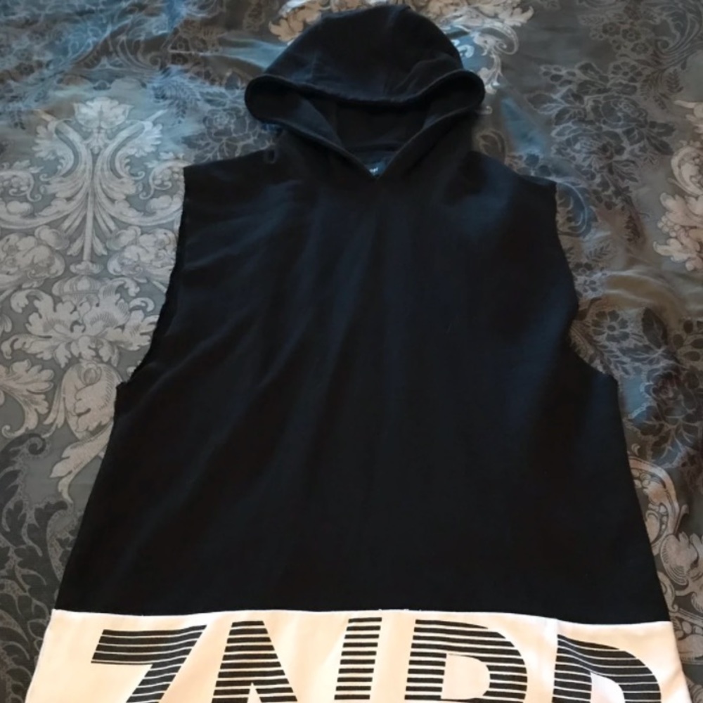 Zanerobe Sleeveless Graphic Hoodie